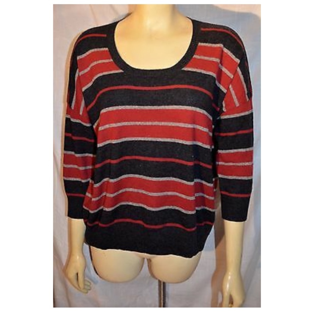 Autumn Cashmere Striped Sweater | S
